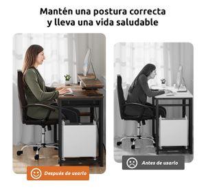 Escritorio 120x50x86cm Con Repisa Ganchos Laterales Puerto USB