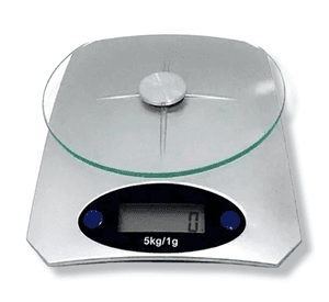 BALANZA COCINA PESA DIGITAL SOPORTE CRISTAL HASTA 5KG AG37