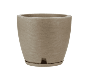 MACETERO FLORIDIS AMSTERDAM BEIGE 28CM DE ALTO