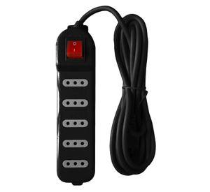 Zapatilla Alargador 3mt 5 Entradas Negro