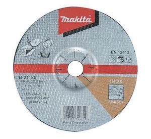 Disco desbaste acero inox 180 x 6 x22,23mm A24R Para trabajo pesado Makita B-21135