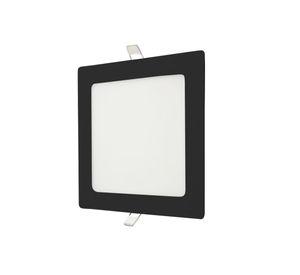 EMBUTIDO LED CUADRADO DAUMER MARCO NEGRO 12W LUZ FRIA
