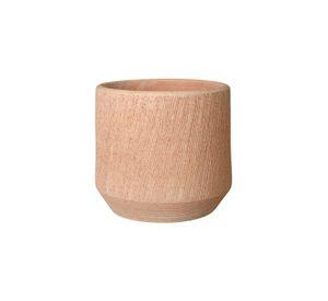 Maceta Graffio 19cm Texturizada, terracota
