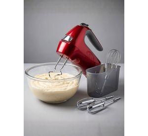 Batidora De Mano Oster® 7 Velocidades + Función Turbo FPSTHM360R Roja
