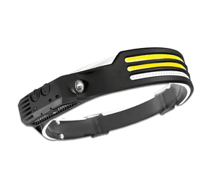 Linterna Frontal Recargable Bicolor 3 Led Luz Camping