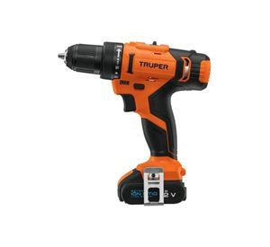 Taladro Atornillador Inalámbrico 3/8 12v + Bat + Car Truper