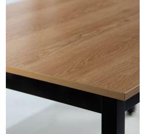 Escritorio Madera De Acacia Y Metal 65x150x80cm