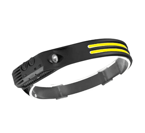 Linterna Frontal 2en1 Para Casco D Minero Con Sensor Luz Led
