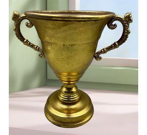 Maceta Metal Vintage Copa Decorativa Balcon Hogar Mesa Lau