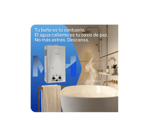 Calefont A Gas Licuado Sindelen 10 L Silver Digital Tiro Natural plateado