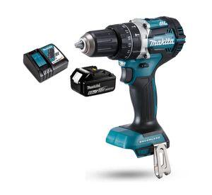 Taladro Atornillador Percutor 54 Nm 18v 6 Ah Makita Dhp484