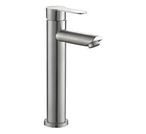 Monomando Lavamanos Alto Moderno Inoxidable Taumm 31cm