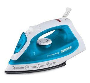 Plancha A Vapor 210 Ml Telefunken Steampro 1200 Color Azul