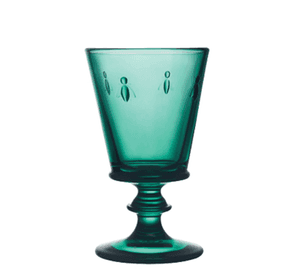 SET 6 COPAS ABEJA ESMERALDA 240ML