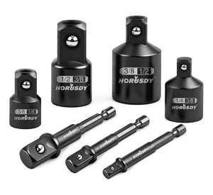 Set Herramienta 7 Adaptadores Reductores Impacto 1 4 3 8 1 2