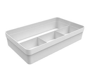 Organizador De Cajón Logic 4 Secciones Blanco