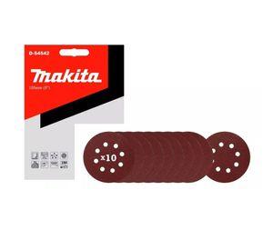 Discos Lija Velcro (10u) 125mm (5") Grano 150 Makita D-54542