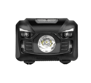 Linterna Para La Cabeza Con Sensor Inteligente Y Impermeable Blanco Negro