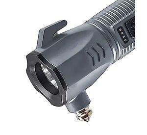 Linterna De Emergencia Multiuso Recargable Para Auto Gris