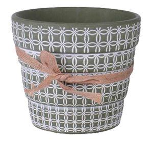 Maceta Decorativa Cuadrille Verde