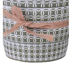 Maceta Decorativa Cuadrille Verde