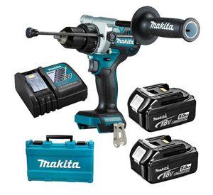 Taladro Percutor 18 Volts Brushless 125 Nm Makita DHP486RTE