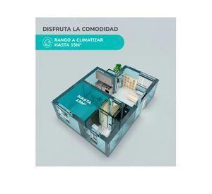 Estufa Electrica Panel Convector Vidrio Gh10rm Negro 1000w