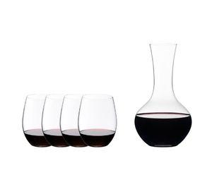 Set 4 Copas Cristal más Decantador Riedel