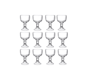 Set 12 Copas Chabelas 500cc Vidrio Restobar