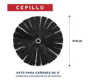 Kit De Limpieza Chimeneas Con 8 Varillas + Cabezal Adicional