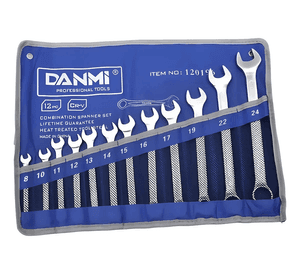 Juego Llave Punta Corona 12 Piezas 8-24 Mm Industrial Danmi