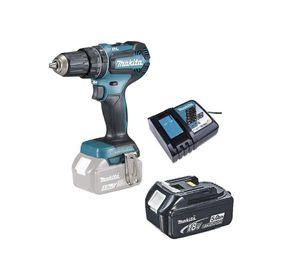Taladro Atornillador Percutor 18v 50 Nm 5 Ah Makita Dhp485