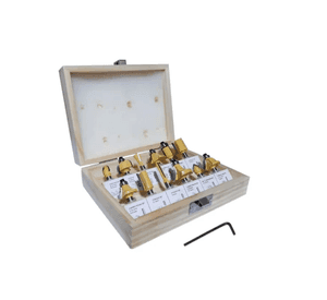 Set De 12 Brocas Fresas Madera Router 6.35mm