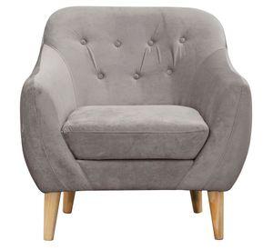 Poltrona 1C Norway Felpa Gris  85x87x90