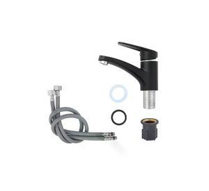 MONOMANDO DUSCHY ABS EKO BLACK MATTE PLUS LAVAMANO