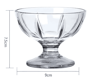 Set 6 Copa De Vidrio Para Helado Postre Dise o Cl sico
