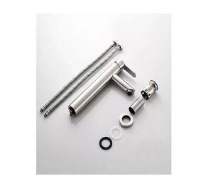 Monomando Lavamanos Alto Moderno Inoxidable Taumm 31cm
