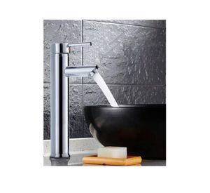 Monomando Lavamanos Alto Moderno Inoxidable Taumm 31cm