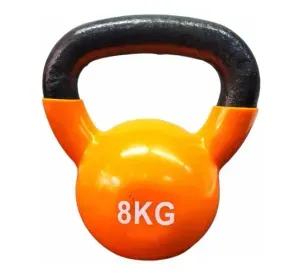 Pesa Rusa Kettlebell 8kg Acero Y Vinilo