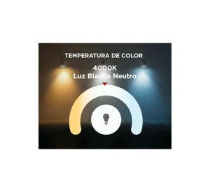 Panel LED Cuadrado 18W Luz Blanco Neutro Sobrepuesto D22,5