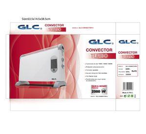 CONVECTOR ELECTRICO MARCA GLC CON TURBO