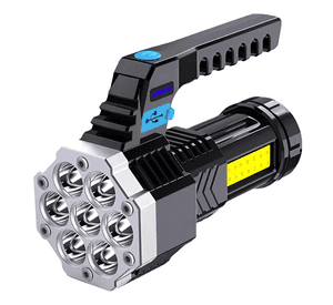 Linterna Led Usb Recargable Foco Camping 7 Focos Cob Led