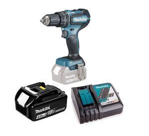 Taladro Atornillador Percutor 18v 50 Nm 4 Ah Makita Dhp485