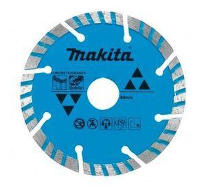 Disco Diamantado Turbo/Segmentado 115x22,23mm Concreto y Granito Makita D-41420
