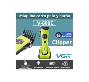 Máquina Cortar Pelo VGR880C Cerámica Motor Rotatech Verde