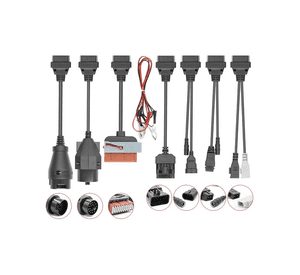 Kit 8 Cables Adaptadores OBDII Automotriz OBD1 OBD2 TCS CDP