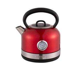 Hervidor Electrico Vintage 1.7L 2200W Rojo TH-6505RT Thomas