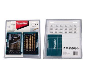 Set De Brocas Metal Makita B-67795 Hss-tin 19 Piezas