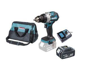 Taladro Atornillado Percutor 18V 110Nm + Batería 5 Ah Makita DHP489