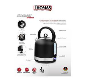 HERVIDOR NEGRO MATE THOMAS TH-6510N